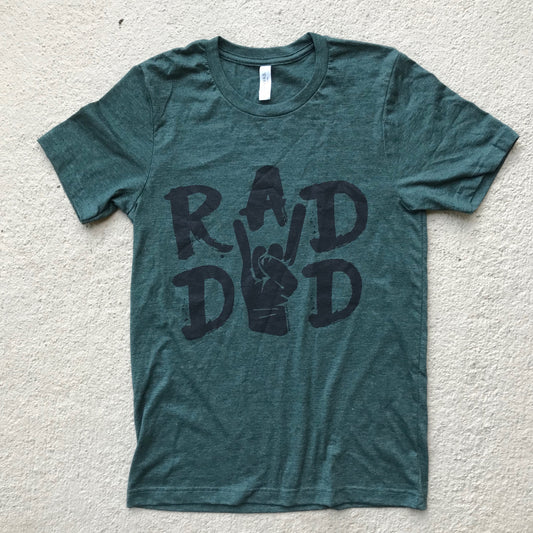 Rad Dad Rock Fist Unisex Men's Tee