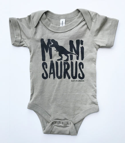 Minisaurus Heather Stone INFANT Bodysuit