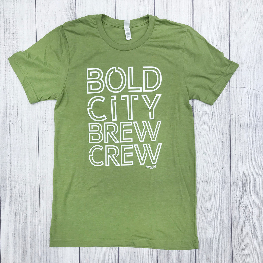 Bold City Brew Crew UNISEX Green Beer Tee