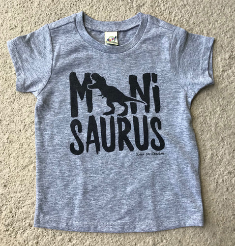 Minisaurus Heather GREY INFANT Tee