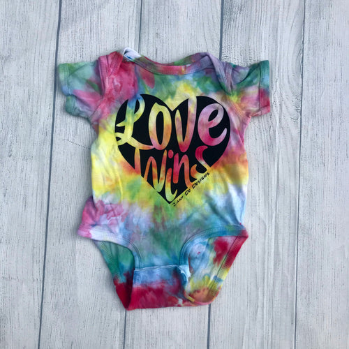 Love Wins INFANT Tie Dye Tee