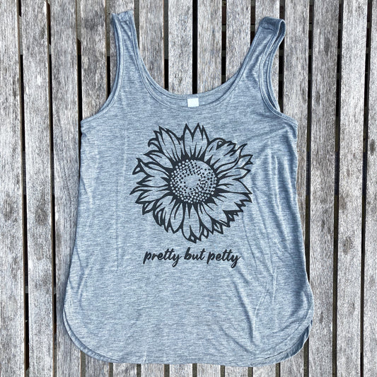 Pretty but Petty Sunflower Women's Tank