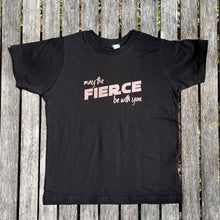 May The Fierce Be With You Rose Gold Shimmer YOUTH Tee