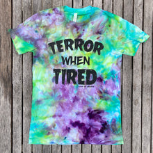 Terror When Tired Halloween Tie Dye ADULT Tee SALE