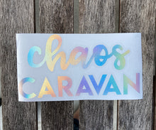 Chaos Caravan Holographic Window Car Decal