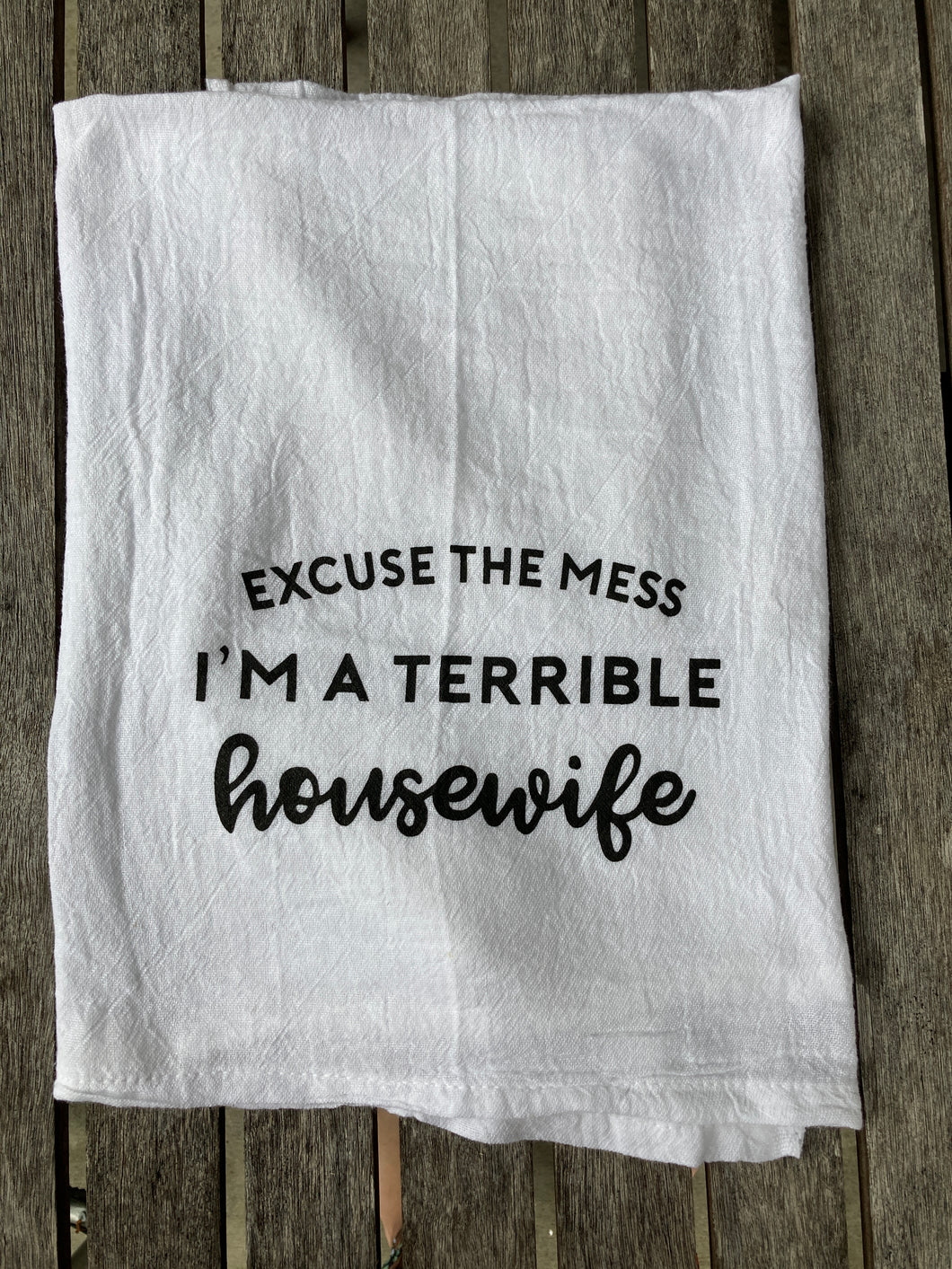 Terrible Housewife Kitchen Tea Towel