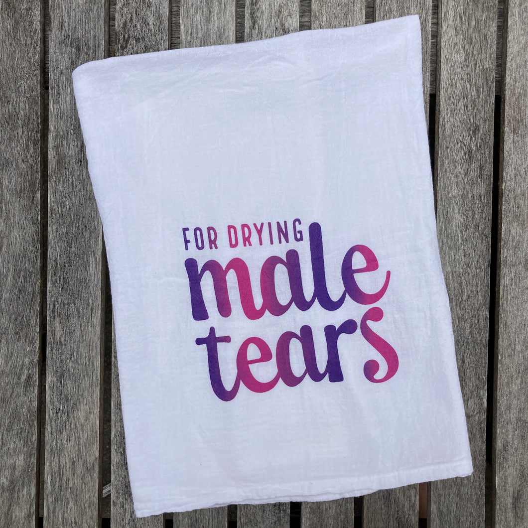 For Drying Male Tears Pink Purple Ombre Towel