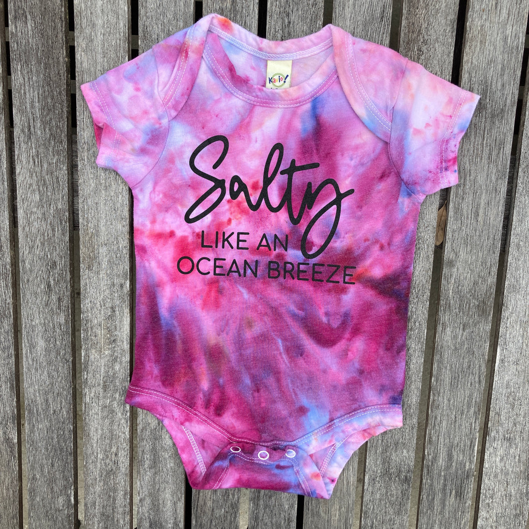 Salty Like An Ocean Breeze Infant Tie Dye