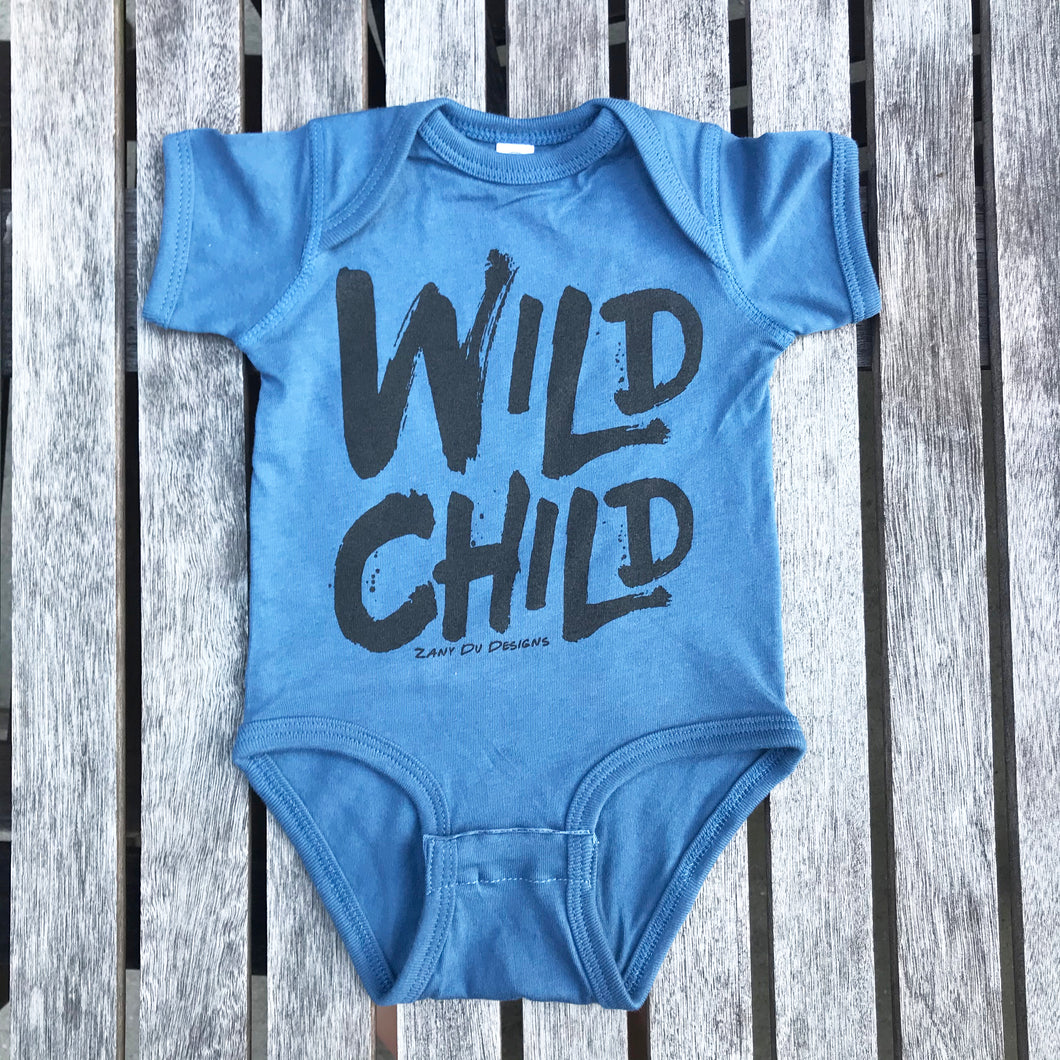 Wild Child INDIGO INFANT Bodysuit Tee