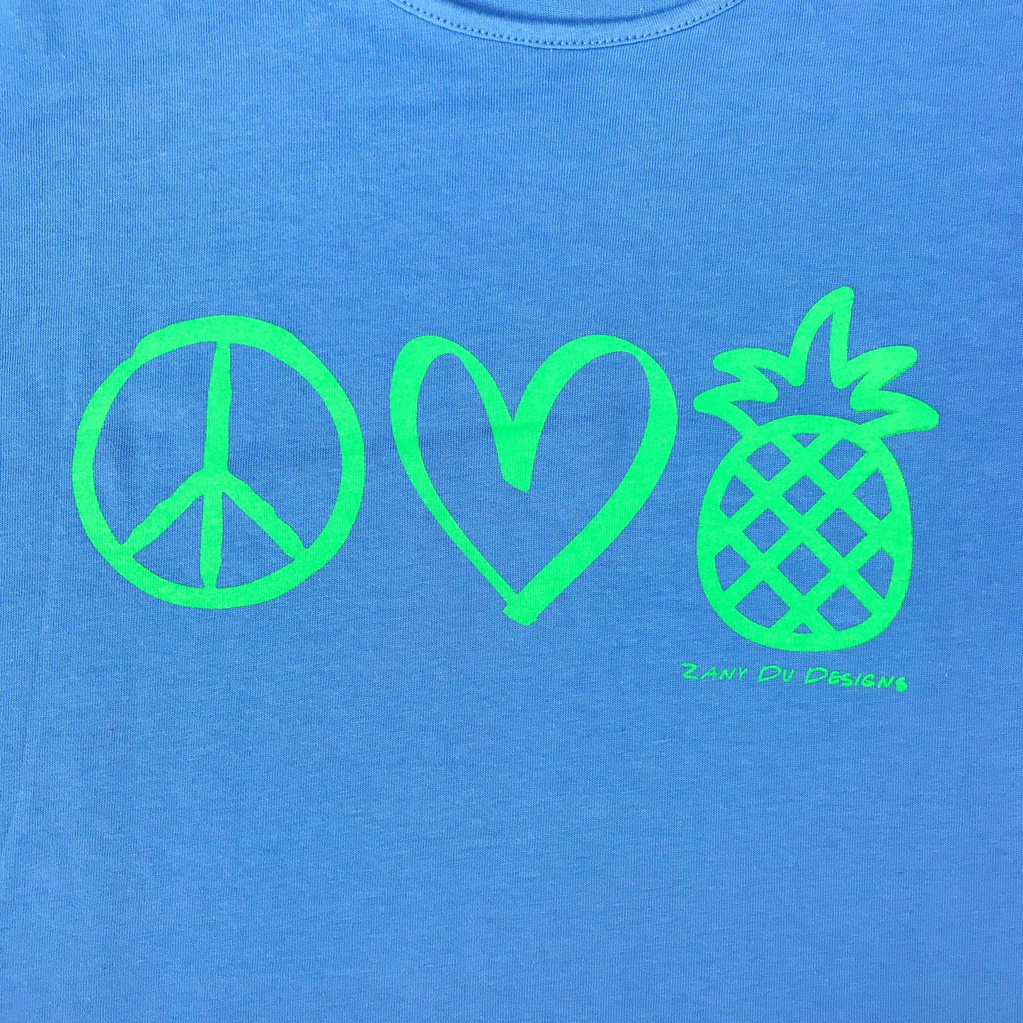 Peace Love Pineapples TANK Womens