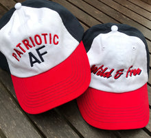 Patriotic AF Red White Blue Baseball Cap