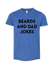 Beards and Dad Jokes Fathers Day Tee