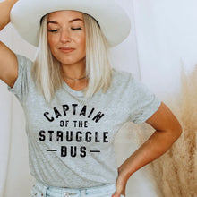 Captain Of The Struggle Bus Adult Tee New