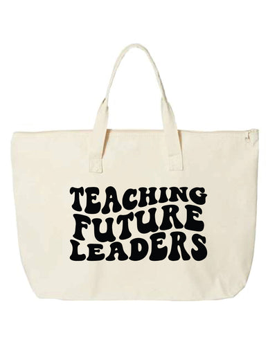 Teaching Future Leaders Teacher Appreciation Tote New